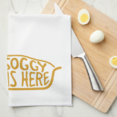 Kein feuchtes Unterseiten-Geschirrtuch - TAN Küchentuch (Viertel Falte)