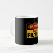 Kein Filter Kaffeetasse (Vorderseite Links)