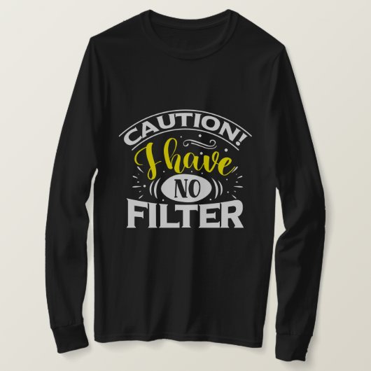 Kein Filter T-Shirt (Design vorne)