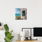 Kein Fisch heute bonaire Poster (Heimbüro)