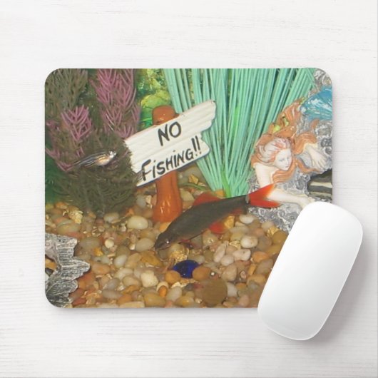 Kein Fischen Mousepad (Mit Mouse)