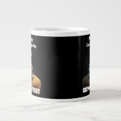Kein flammendes Cocka-Doodle-Do Jumbo-Tasse (Vorderseite)
