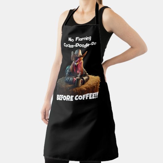 Kein flammendes Cocka-Doodle-Do Schürze (InSitu)