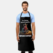 Kein flammendes Cocka-Doodle-Do Schürze (Getragen)