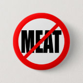 "KEIN FLEISCH " BUTTON (Vorderseite)