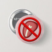 Kein Fleisch-Knopf 01 Button (Vorne & Hinten)