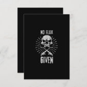 Kein Flux bei sonniger Schweißnaht und Schweißbild Dankeskarte (Vorne/Hinten)