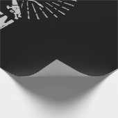 Kein Flux bei sonniger Schweißnaht und Schweißbild Geschenkpapier (Ecke)