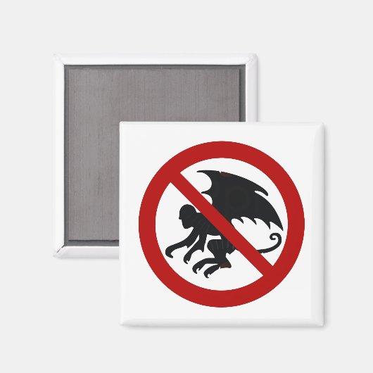 KEIN FLYING MONKEYS MAGNET (Vorderseite/Rückseite)