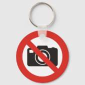 Kein Foto erlaubt Schlüsselanhänger (Vorderseite)