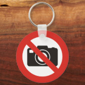 Kein Foto erlaubt Schlüsselanhänger (Vorderseite)