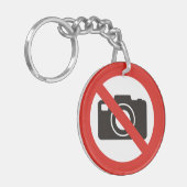 Kein Foto erlaubt Schlüsselanhänger (Vorderseite links)
