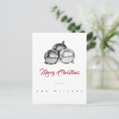 Kein Foto Weihnachten Postkarte Kunstschmuck (Stehend Vorderseite)