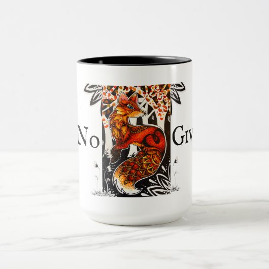 Kein Fox gegeben Tasse (Zentrum)
