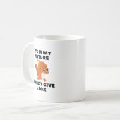 Kein Fox Kaffeetasse (Vorderseite Links)