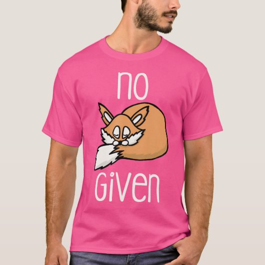 Kein Fox mit lustiger Niedlicher Fox-Random T-Shirt (Vorderseite)