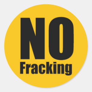 Kein Fracking Aufkleber