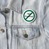 Kein Fracking Button (Beispiel)