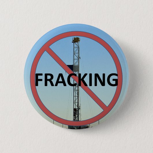 Kein Fracking Button (Vorderseite)