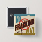 Kein Fracking Button (Vorne & Hinten)