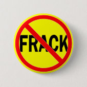 Kein Fracking Button (Vorderseite)