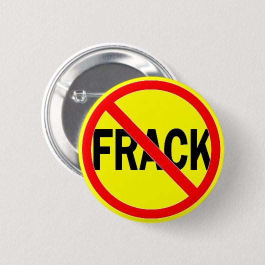 Kein Fracking Button (Vorne & Hinten)