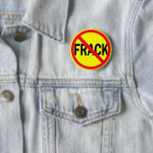 Kein Fracking Button (Beispiel)