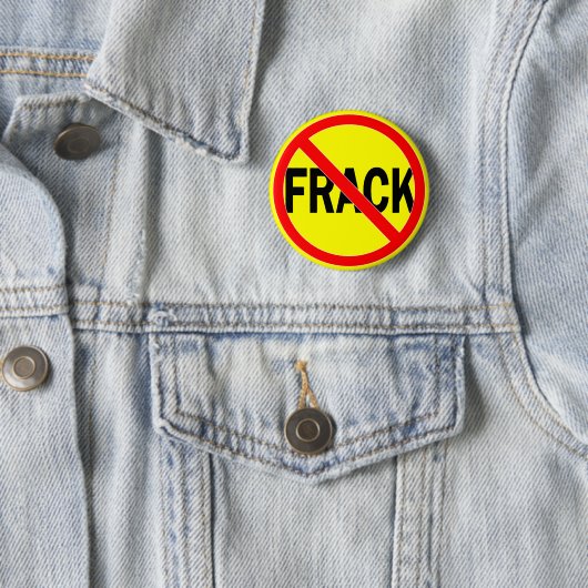 Kein Fracking Button (Beispiel)