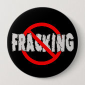 KEIN FRACKING! Ende Fracking Button (Vorderseite)