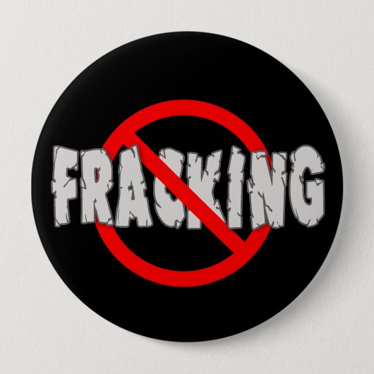 KEIN FRACKING! Ende Fracking Button (Vorderseite)