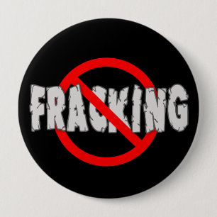 KEIN FRACKING! Ende Fracking Button