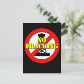 Kein Fracking für Großbritannien 2 Postkarte (Stehend Vorderseite)