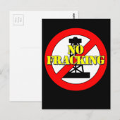 Kein Fracking für Großbritannien 2 Postkarte (Vorne/Hinten)