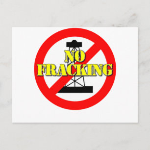 Kein Fracking für Großbritannien 2 Postkarte