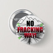 kein fracking Knopf Button (Vorne & Hinten)