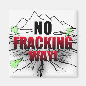 Kein Fracking Magnet (Vorne)