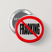 Kein Fracking signieren Button (Vorne & Hinten)