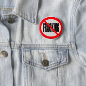 Kein Fracking signieren Button (Beispiel)