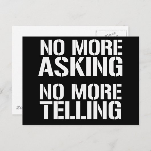 Kein Frag mehr Postkarte (Vorne/Hinten)