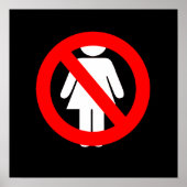 Kein Frauenzeichen Poster (Vorne)