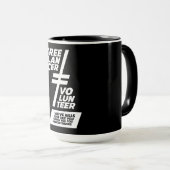 Kein Freiwilliger Tasse (VorderseiteRechts)