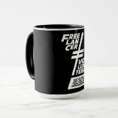 Kein Freiwilliger Tasse (Vorderseite Links)