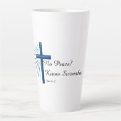 Kein Frieden. Know-Übergabe Christlich Milchtasse (Vorderseite)