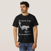 Kein Frosch! Eichhörnchen-Protest v2 T-Shirt (Vorne ganz)