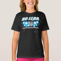 Kein Furcht-Gymnastik-Katzen-T - Shirt durch