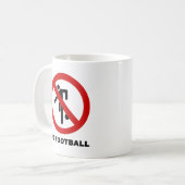 KEIN Fußball [Fußball] ⚠ Schild des Thai Parks ⚠ Kaffeetasse (Vorderseite Links)