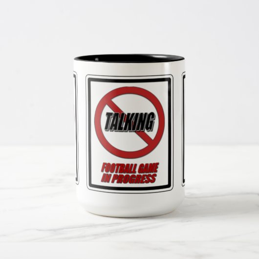 Kein Fußball-Spiel im Gange Kaffeepause Tasse (Mittel)