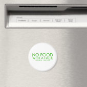 Kein Futter mit Gesicht Magnet (In Situ (Geschirrspüler))