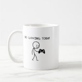 Kein Gaming heute Kaffeetasse (Links)