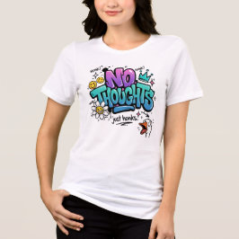 Kein Gedanke, nur Hupen-Shirt, Geschenk für Gen Z Tri-Blend Shirt